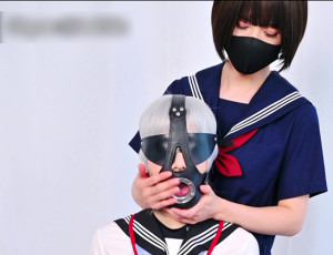 新しい学校のおしおきズ -開口マスク- ATARASHII BDSM!