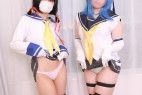 艦これ 浦風&磯風 素人レイヤー4Pハメ撮りSEX