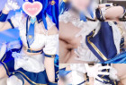 【完全主観 女性上位】アニ声甘サドコンカフェレイヤーの性癖破壊寸止め4連搾精♡ へそ出し軍服メイドコスでキミがM堕ち貢ぎマゾになるまで尊厳矯正♡ 【 乳首責め / 生◯メ騎乗位 / 衣装コキ/ ニーハイ膝裏コキ / 手袋コキ 】