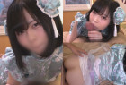 ちっぱい美尻のメスガキマ●コに中出し!繋がれるチャイナメイド【さな(20)】
