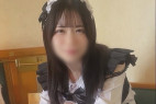 清楚なのにハメ心地最高↑ノーパンノーブラメイド服で中出しを受け入れるFカップ美ボディコンカフェ嬢!【ほしみや(20)】